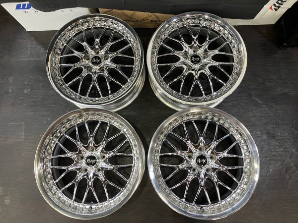 ★WORK REZAX★ 18インチ 8J+38 9J+45 レザックス 当時物 Work Rezax II 19′ 8J + 38 9J + 45 5×114.3 – JDM Emergency