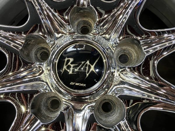 ★WORK REZAX★ 18インチ 8J+38 9J+45 レザックス 当時物 Work Rezax II 19′ 8J + 38 9J + 45 5×114.3 – JDM Emergency